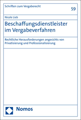 Abbildung von Lieb | Beschaffungsdienstleister im Vergabeverfahren | 1. Auflage | 2022 | 59 | beck-shop.de