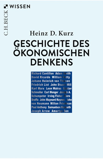 Cover: Heinz D. Kurz, Geschichte des ökonomischen Denkens