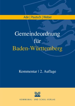 Abbildung von Ade / Pautsch | Gemeindeordnung für Baden-Württemberg | 2. Auflage | 2022 | beck-shop.de