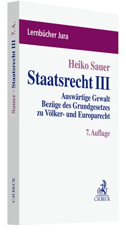 Abbildung von Sauer | Staatsrecht III | 7. Auflage | 2022 | beck-shop.de