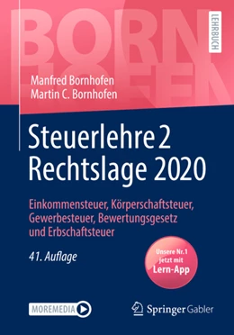 Abbildung von Bornhofen | Steuerlehre 2 Rechtslage 2020 | 41. Auflage | 2021 | beck-shop.de