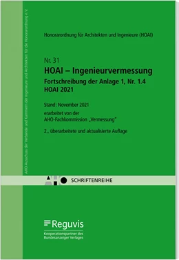 Abbildung von HOAI - Ingenieurvermessung - Fortschreibung der Anlage 1, Nr. 1.4 HOAI 2021 | 2. Auflage | 2022 | 31 | beck-shop.de