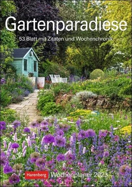 Abbildung von Huhnold / Harenberg | Gartenparadiese Wochenplaner 2023 | 1. Auflage | 2022 | beck-shop.de
