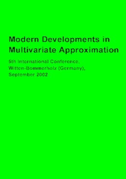Abbildung von Haussmann / Jetter | Modern Developments in Multivariate Approximation | 1. Auflage | 2019 | beck-shop.de