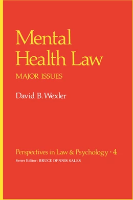 Abbildung von Wexler | Mental Health Law | 1. Auflage | 2013 | beck-shop.de