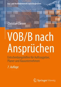 Abbildung von Zanner | VOB/B nach Ansprüchen | 7. Auflage | 2021 | beck-shop.de