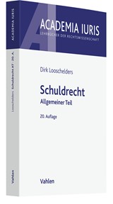 Abbildung von Looschelders | Schuldrecht Allgemeiner Teil: Schuldrecht AT | 20., neu bearbeitete Auflage | 2022 | beck-shop.de