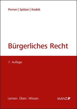 Abbildung von Perner / Spitzer | Bürgerliches Recht | 7. Auflage | 2022 | beck-shop.de