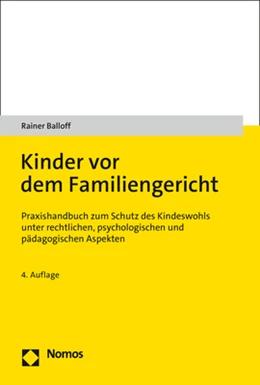 Abbildung von Balloff | Kinder vor dem Familiengericht | 4. Auflage | 2022 | beck-shop.de