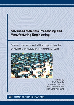 Abbildung von Du / Lau | Advanced Materials Processing and Manufacturing Engineering | 1. Auflage | 2022 | beck-shop.de