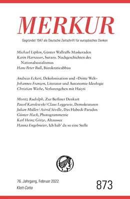 Abbildung von Demand / Knörer | MERKUR Gegründet 1947 als Deutsche Zeitschrift für europäisches Denken - 2/2022 | 1. Auflage | 2022 | beck-shop.de