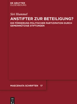 Abbildung von Hummel | Anstifter zur Beteiligung? | 1. Auflage | 2019 | beck-shop.de