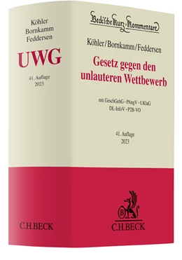 Abbildung von Köhler / Bornkamm | Gesetz gegen den unlauteren Wettbewerb: UWG | 41. Auflage | 2023 | Band 13a | beck-shop.de