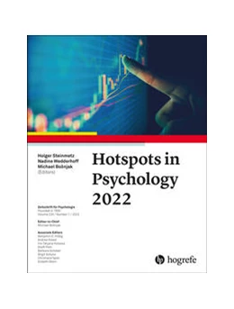 Abbildung von Steinmetz / Wedderhoff | Hotspots in Psychology 2022 | 1. Auflage | 2022 | beck-shop.de