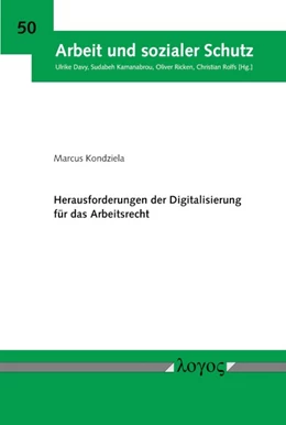 Abbildung von Kondziela | Herausforderungen der Digitalisierung für das Arbeitsrecht | 1. Auflage | 2022 | 50 | beck-shop.de