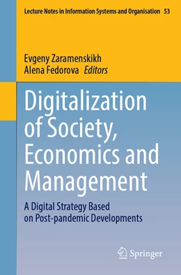 Abbildung von Zaramenskikh / Fedorova | Digitalization of Society, Economics and Management | 1. Auflage | 2022 | beck-shop.de
