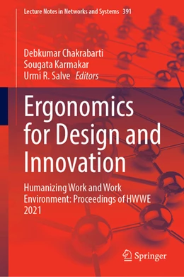 Abbildung von Chakrabarti / Karmakar | Ergonomics for Design and Innovation | 1. Auflage | 2022 | beck-shop.de
