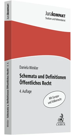 Abbildung von Winkler | Schemata und Definitionen Öffentliches Recht | 4. Auflage | 2022 | beck-shop.de