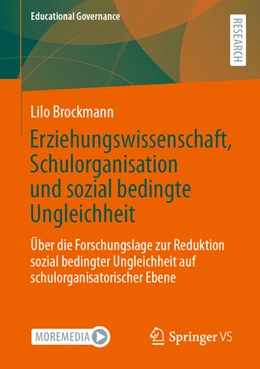 Abbildung von Brockmann | Erziehungswissenschaft, Schulorganisation und sozial bedingte Ungleichheit | 1. Auflage | 2022 | beck-shop.de