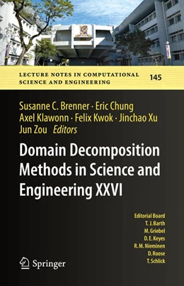 Abbildung von Brenner / Chung | Domain Decomposition Methods in Science and Engineering XXVI | 1. Auflage | 2023 | beck-shop.de