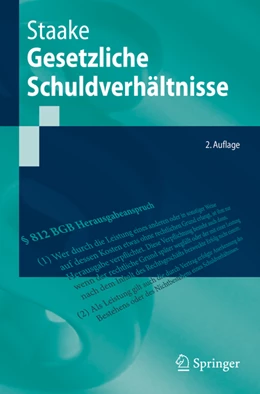 Abbildung von Staake | Gesetzliche Schuldverhältnisse | 2. Auflage | 2022 | beck-shop.de