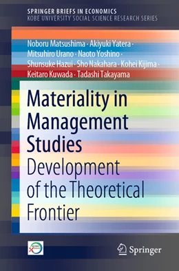 Abbildung von Matsushima / Yatera | Materiality in Management Studies | 1. Auflage | 2022 | beck-shop.de