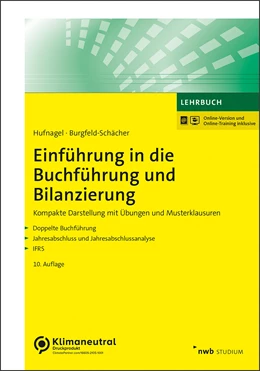 Abbildung von Hufnagel / Burgfeld-Schächer | Einführung in die Buchführung und Bilanzierung | 10. Auflage | 2022 | beck-shop.de