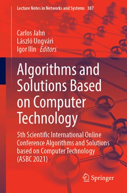 Abbildung von Jahn / Ungvári | Algorithms and Solutions Based on Computer Technology | 1. Auflage | 2022 | beck-shop.de