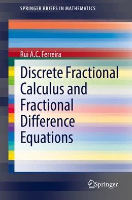 Abbildung von Ferreira | Discrete Fractional Calculus and Fractional Difference Equations | 1. Auflage | 2022 | beck-shop.de