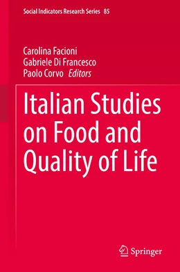 Abbildung von Facioni / Di Francesco | Italian Studies on Food and Quality of Life | 1. Auflage | 2022 | 85 | beck-shop.de