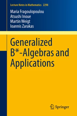 Abbildung von Fragoulopoulou / Inoue | Generalized B*-Algebras and Applications | 1. Auflage | 2022 | beck-shop.de