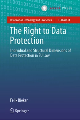 Abbildung von Bieker | The Right to Data Protection | 1. Auflage | 2022 | beck-shop.de
