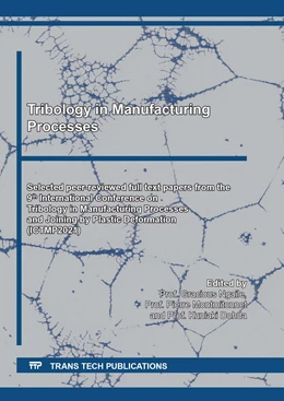 Abbildung von Ngaile / Montmitonnet | Tribology in Manufacturing Processes | 1. Auflage | 2022 | beck-shop.de