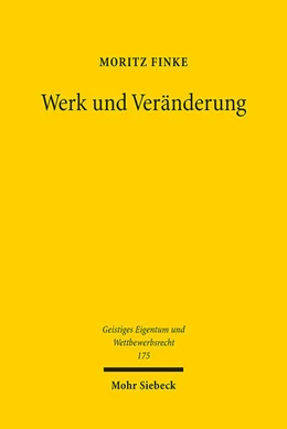 Abbildung von Finke | Werk und Veränderung | 1. Auflage | 2022 | beck-shop.de