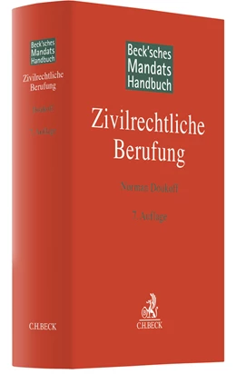 Abbildung von Beck'sches Mandatshandbuch Zivilrechtliche Berufung | 7. Auflage | 2023 | beck-shop.de