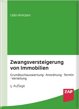 Abbildung von Hintzen | Zwangsversteigerung von Immobilien | 5. Auflage | 2022 | beck-shop.de