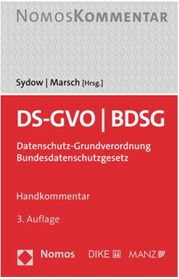 Abbildung von Sydow / Marsch (Hrsg.) | DS-GVO | BDSG | 3. Auflage | 2022 | beck-shop.de