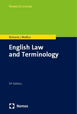 Abbildung von Richards / Mollica | English Law and Terminology | 5. Auflage | 2022 | beck-shop.de