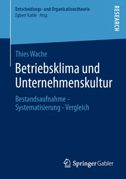 Abbildung von Wache | Betriebsklima und Unternehmenskultur | 1. Auflage | 2022 | beck-shop.de