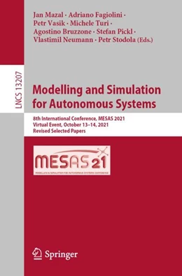 Abbildung von Mazal / Fagiolini | Modelling and Simulation for Autonomous Systems | 1. Auflage | 2022 | 13207 | beck-shop.de