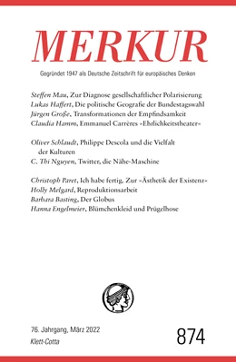 Abbildung von Demand / Knörer | MERKUR Gegründet 1947 als Deutsche Zeitschrift für europäisches Denken - 3/2022 | 1. Auflage | 2022 | beck-shop.de