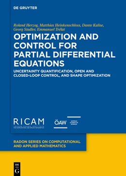 Abbildung von Herzog / Heinkenschloss | Optimization and Control for Partial Differential Equations | 1. Auflage | 2022 | beck-shop.de