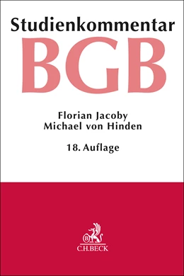 Abbildung von Jacoby / von Hinden | Bürgerliches Gesetzbuch: BGB | 18. Auflage | 2022 | beck-shop.de