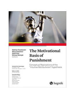 Abbildung von Twardawski / Gollwitzer | The Motivational Basis of Punishment | 1. Auflage | 2022 | beck-shop.de