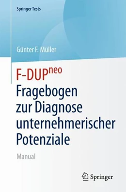 Abbildung von Müller | F-DUPneo - Fragebogen zur Diagnose unternehmerischer Potenziale | 1. Auflage | 2022 | beck-shop.de