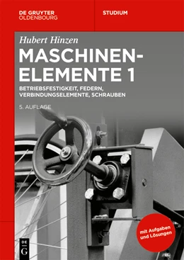 Abbildung von Hinzen | Basiswissen Maschinenelemente 1 | 5. Auflage | 2022 | beck-shop.de