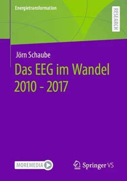 Abbildung von Schaube | Das EEG im Wandel 2010 - 2017 | 1. Auflage | 2022 | beck-shop.de