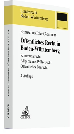 Abbildung von Ennuschat / Ibler | Öffentliches Recht in Baden-Württemberg | 4. Auflage | 2022 | beck-shop.de