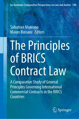 Abbildung von Mancuso / Bussani | The Principles of BRICS Contract Law | 1. Auflage | 2022 | 102 | beck-shop.de