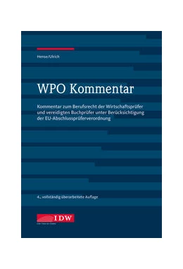 Abbildung von Hense / Ulrich | WPO Kommentar | 4. Auflage | 2022 | beck-shop.de